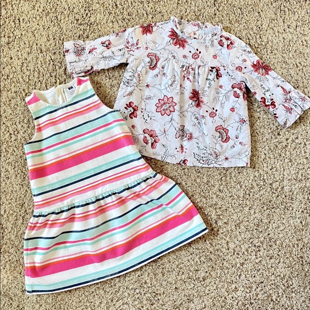 Janie and Jack 3T dress and blouse